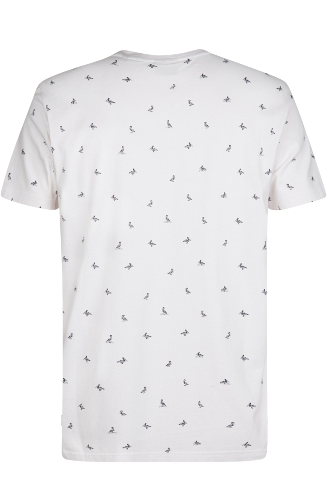 T SHIRT MET PRINT M 1050 TSR118 0000 Bright White